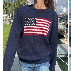 Brandy Melville Flag Sweater